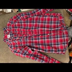 Three old navy button up shirts